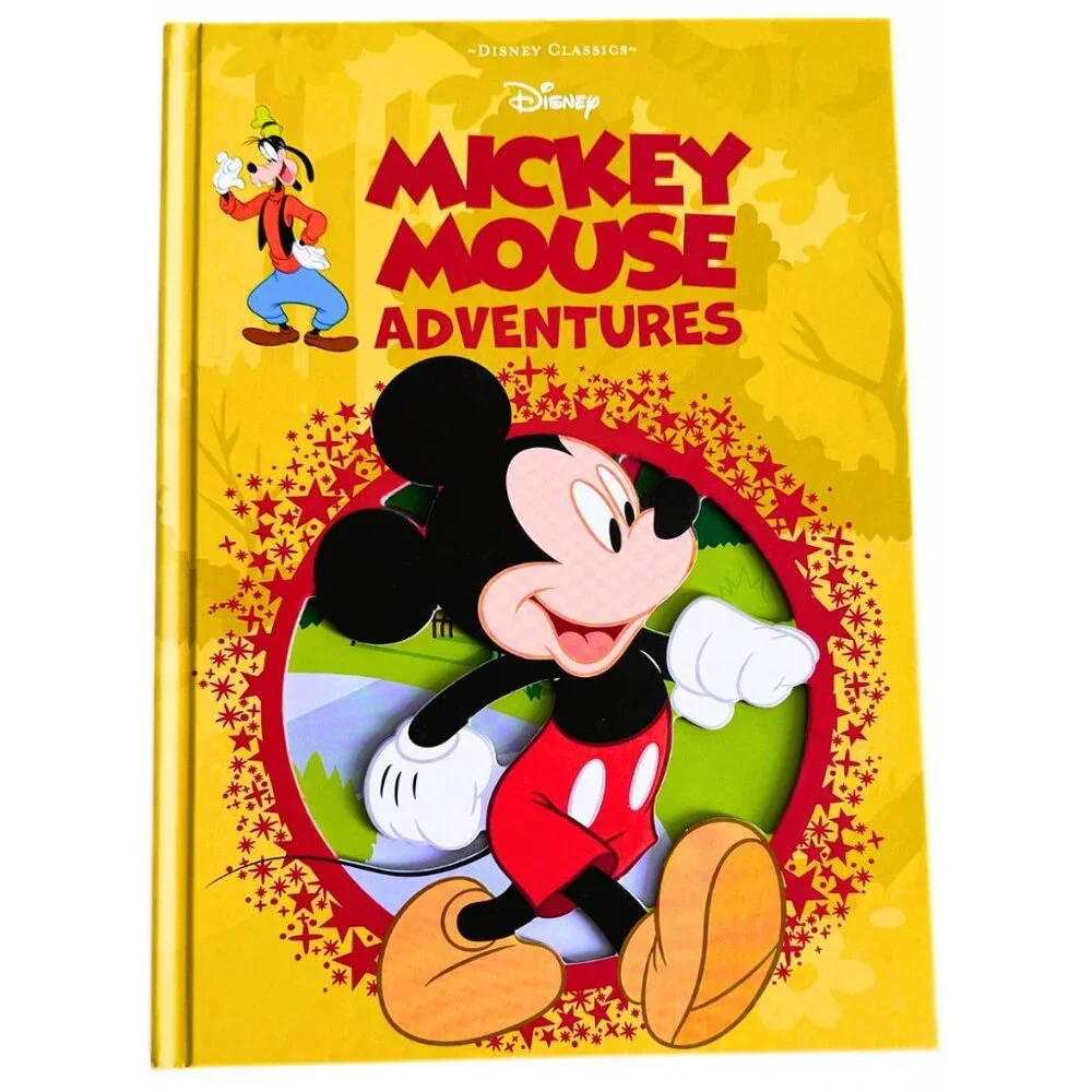 DISNEY Mickey Mouse Adventures Hardcover Die-cut Classics NEW